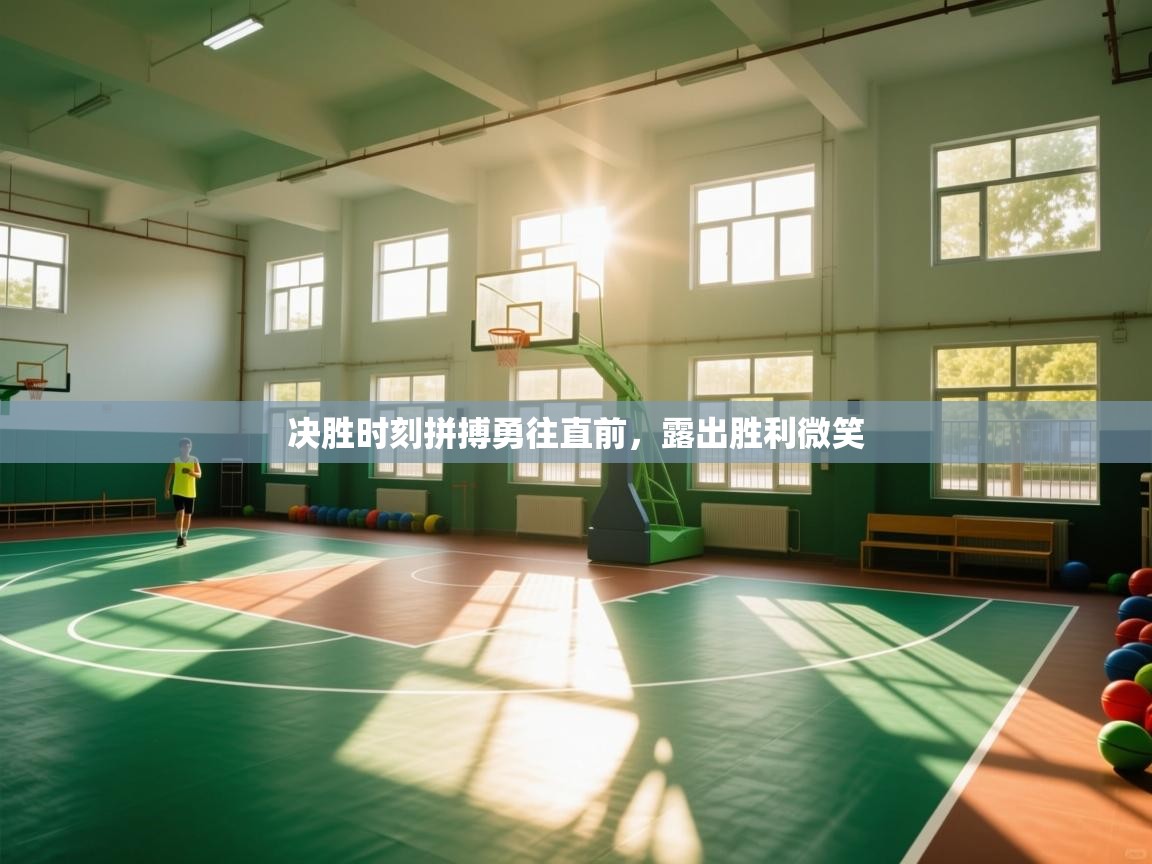 决胜时刻拼搏勇往直前，露出胜利微笑